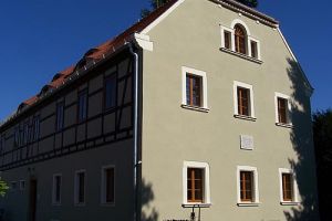 Fenster im Wagner Museum Graupa