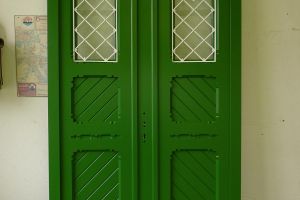 fertige Haustür nach hist.Vorlage - Außenansicht