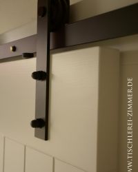 Schiebetür mit Rollen (retro)