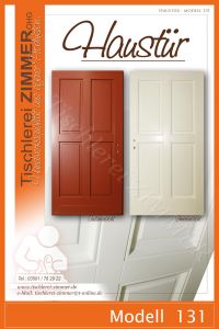 Haustüren mit 4er Kassettenteilung