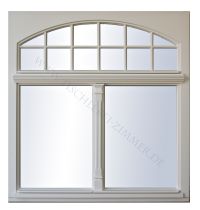 Denkmalschutzfenster mit Sprossen im Bogen