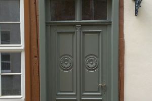 Haustür nach historischem Vorbild in Quedlinburg