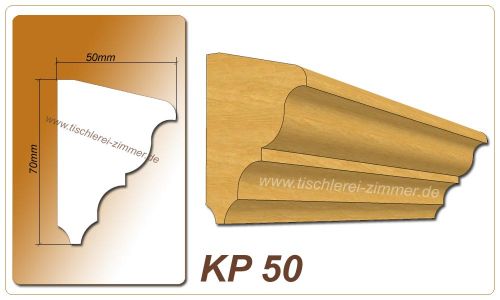 Kämpferprofil - KP 50 - Kämpferprofile aus Holz für Holzfenster - Tischlerei Zimmer