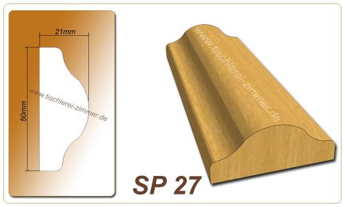 Schlagleistenprofil - SP 27 - Schlagleiste Holzfenster Tischlerei