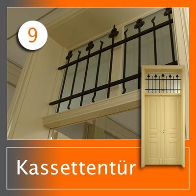 Projekt: besondere Kassettentüren nach historischer Vorlage