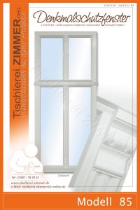 Modell 85 - Denkmalschutzfenster mit Kapitell