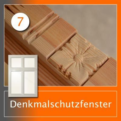 Projekt: Denkmalschutzfenster mit Blume