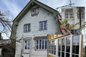 Denkmalfenster frisch eingebaut