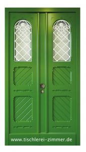 zweiflügelige Haustür nach Originalvorlage