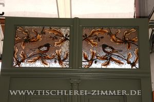 Haustüroberlicht mit Glasmalerei