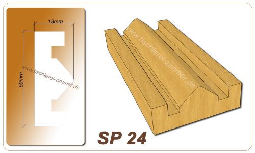 Schlagleistenprofil - SP 24 - Schlagleiste Holzfenster Tischlerei