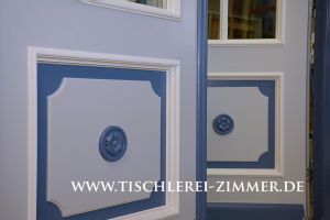 Haustür Aufdopplung - Massivholztür im Landhausstil