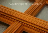 Holzfenster - Kiefer mit afzelia Lasur Schlagleiste mit Kämpfer