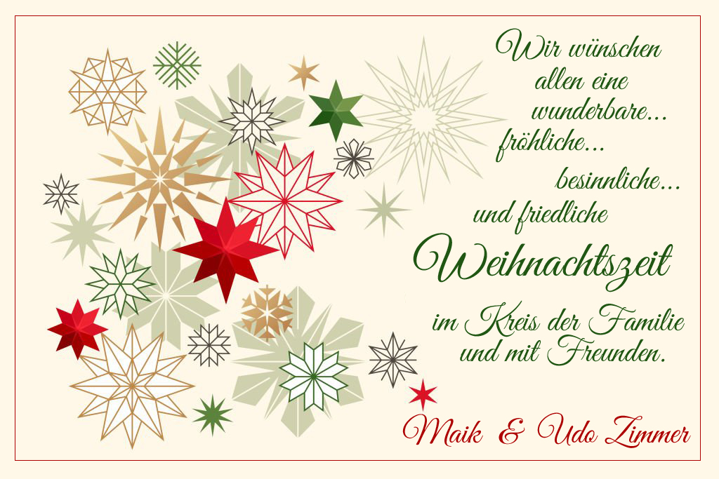 Frohe Weihnachten!